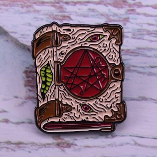 Evil Dead Necronomico brooch Gothic occult accessory