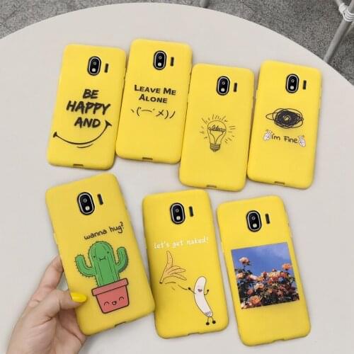 For Samsung Galaxy J4 2018 Case Soft TPU Phone Case For Samsung J4 Plus Case Silicone Cartoon Cute Case On Samsung J4Plus Cover