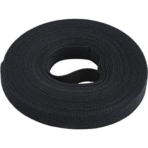 Black Nylon Cable Manager Winder Cable Clip Ties Belting Magic stickers Strap Magic stickers Professional convenient