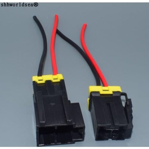 Worldgolden 2 Pin 9.5mm Waterproof High Current Connector Male and Female DJ7021Y-9.5-11-21 Automobile Plug Jacket with Terminal