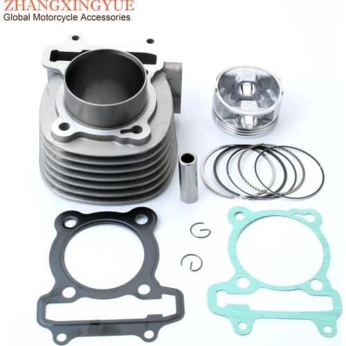 Scooter 61mm Big Bore Cylinder Kit for SYM Symphony Sr125 Orbit 125 Jet 4 GR Arab XS 125cc Upgrade 180cc 12100ARA000 4 Stroke