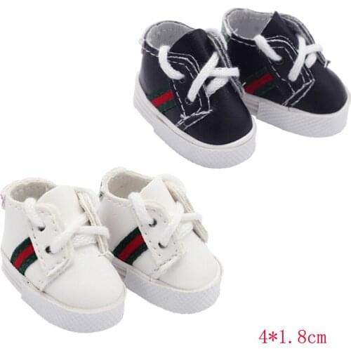 4*1.8cm Doll Shoes for Doll Toy,Mini Sneakers for 1/6 BJD Doll Accessories for15cm EXO Doll Toy GIft
