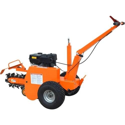Farmland Trench Laying Machine Petrol Power 7HP Small Ditching Trencher