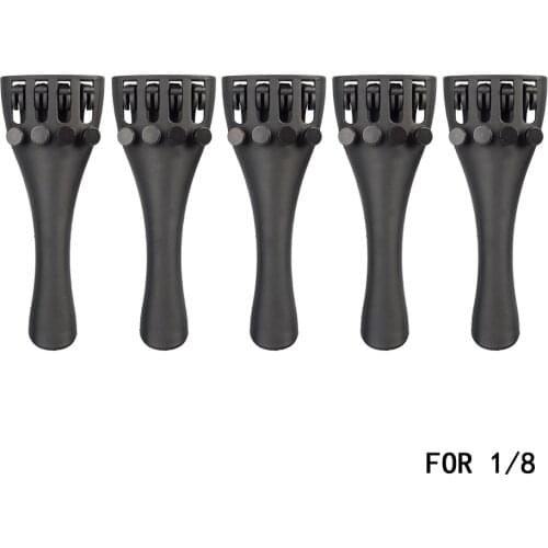 NAOMI 5PCS Violin Tailpiece1/8 Violin Carbon Fiber ViolinTailpiece For 1/8 Violin Parts & Accessories New