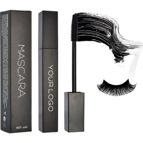 New Eye Lash Mascaras Square Makeup 10ml Natural Curling Cosmetics Liquid Eyelash Black Mascara