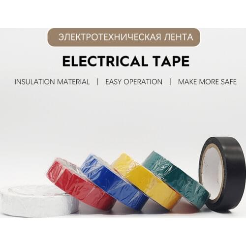 【Promotion Activity】9M Flame Retardant Electrical Insulation Tape High Voltage PVC Waterproof Self-adhesive Electrician Tape16mm