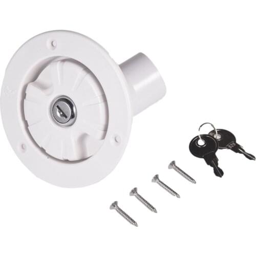 RV Accessories Water Locking Cap Fill Hatch Inlet Filter Lockable For Boat Camper Trailer Caravan Camping Motorhome Accessories