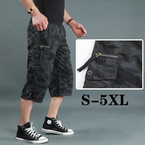 Camouflage Camo Cargo Shorts Men 2020 Summer New Mens Cotton Casual Pockets Shorts Male Loose Work Shorts Man Military Short