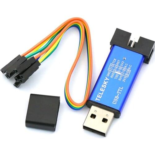STC microcontroller automatic download line USB to TTL hands-free cold start programmer STCISP download