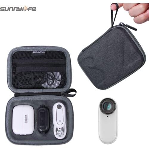 Sunnylife Mini Carrying Case Handbag Travel Case Protective Bags Accessories for Insta360 GO 2