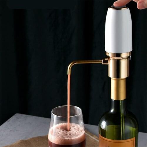 USB Charge Auto Electric Decanter Portable Smart Wine Pump Quick Wine Aerator Fast Decanting Wine Dispenser Wine Oxidizer Tools