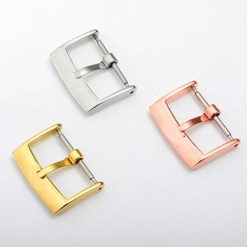 High Quality Stainless Steel Watch Band Buckle For Omega Seamaster 300 Speedmaster De ville Leather Watch Strap