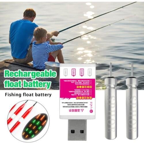3V Electronic Float Charger CR425 Rechargeable Battery Rechargeable Float Battery Fishing Fishing Gear Float USB Charger