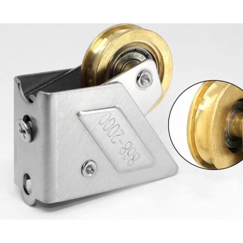 868/2000-type Window Roller Sliding Door Plastic Steel Window Pulley Concave Wheel Muted Roller Household Hardware Part