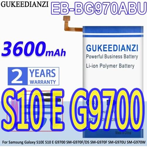 GUKEEDIANZI Battery EB-BG970ABU 3600mAh For Samsung Galaxy S10E S10 E G9700 SM-G970F/DS SM-G970F SM-G970U SM-G970W