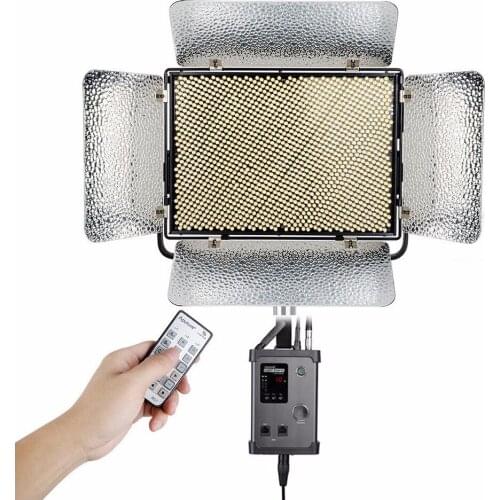 Aputure LS-1S CRi 95 + LED Studio Video Light Storm Series Bi-Color V Mount Plate