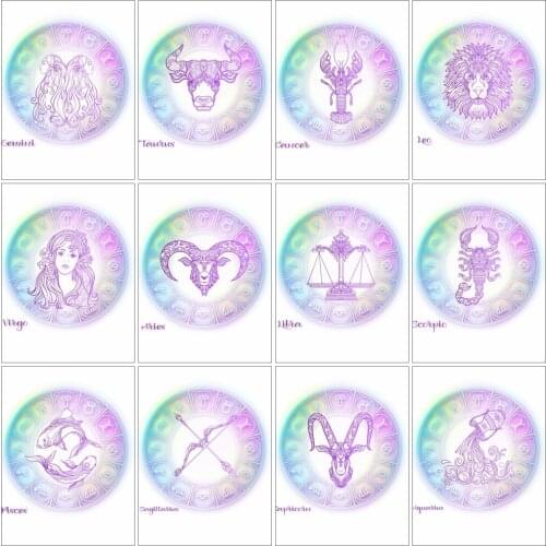 AZQSD 5D DIY Diamond Painting Constellation Handicraft Diamond Embroidery Landscape Mosaic Full Kits Needlework Home Decoration