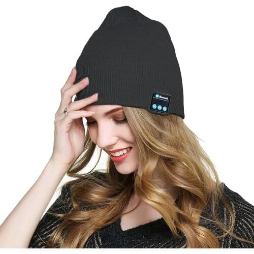 Wireless Bluetooth Headphones Sport Music Hat Men Women Smart Headset Beanie Cap Winter Hat For Xiaomi/Huawei/iphone Xams Gifts