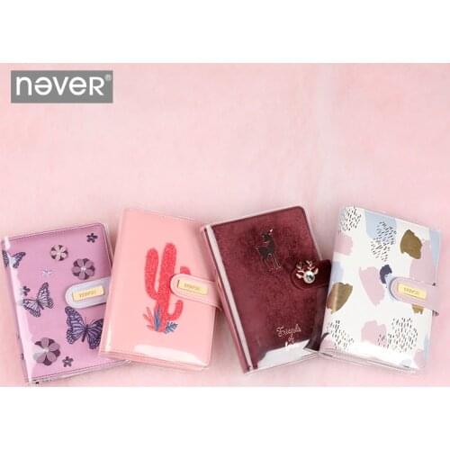 Never A6 Planner Organizer Spiral Notebook Transparent PVC Protect Cover Protective Shell for Never Diary Office Stationery