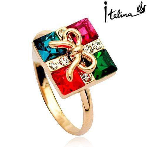 Brand TracysWing Genuine Austria Crystal Copper gold Color Rings for Women healthy Anti Allergies #RG96361