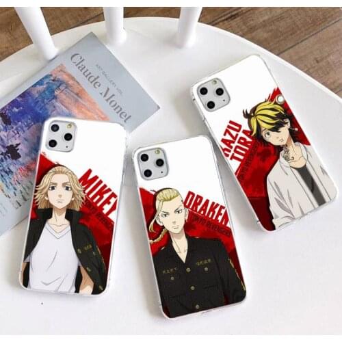 Tokyo Revengers Manjiro Sano Phone Case For iphone 12 11 Pro Max Mini XS Max 8 7 6 6S Plus X 5S SE 2020 XR Silicone Soft cover