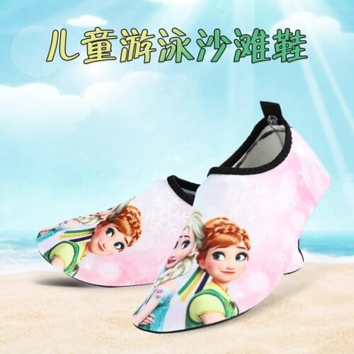 Disney childrens beach shoes swimming non-slip breathable quick-drying safety foot protection anti-cut sports casual shoes