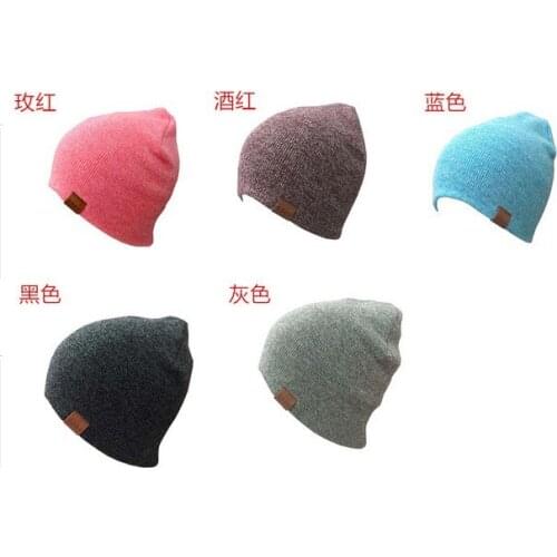 Gsou Snow Adult Cool Warm Knitted Ski Hats Men And Women Winter Riding Cycling Mountain Climbing Outdoor Sports Caps Pure Color