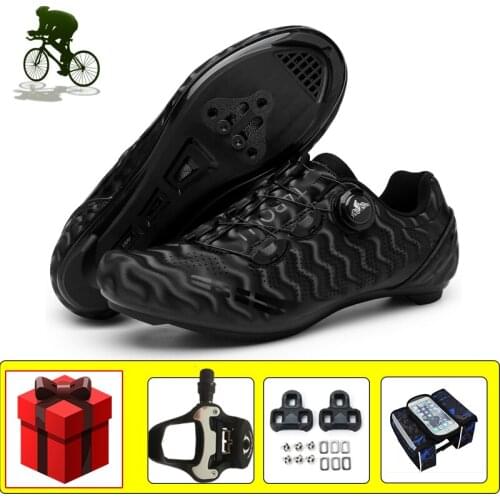 Professional Sapatilha Ciclismo Road Bike Sneakers Add Pedals Breathable Self-locking Cycling Shoes Wear-resistant Road Footwear
