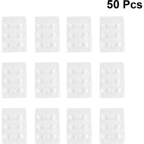 50pcs 6 Grids Quail Egg Tray Plastic Transparent Egg Dispenser Holder Egg Container Packaging Box Quail Egg Protection Case