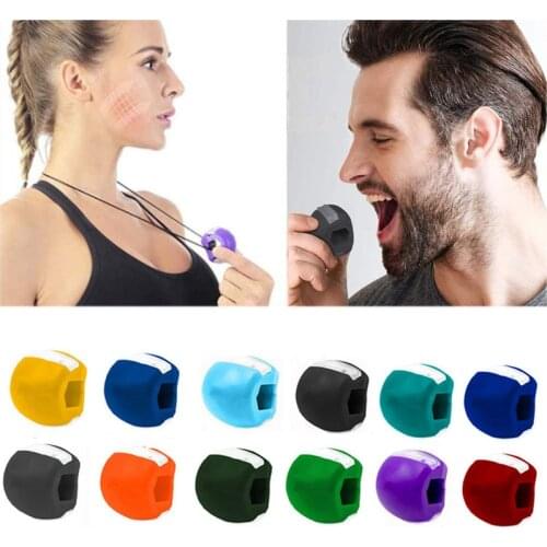 Masseter Ball Jawline Muscle Exerciser Chew Ball Facial Muscle Training Ball Mandible Trainer Face Fitness Balls 20-50 Pounds