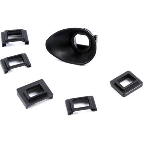 6-in-1 Multi-purpose Eye Cup For Canon 18mm Canon 22mm Nikon 22mm Pentax Lecia Samsung GX-1S DSLR Camera