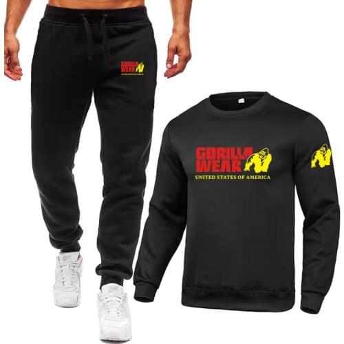 2021 brand new gorilla wearing spliced hoodie men new fall casual long sleeve hoodie men sweatshirt hoodie men winter warm hoodi