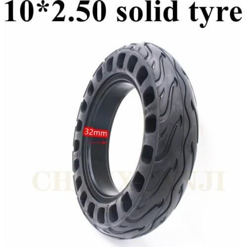 10x2.50 non-inflatable rubber solid honeycomb tires, suitable for 10-inch electric scooters Durable, shock wheels