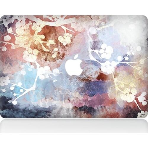 Plum in the snow Vinyl Decal Sticker For DIY MacBook Air Pro Retina 11 13 15 inch Decal for Mac Laptop Full Cover Skin Sticker