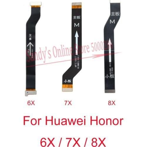 1 Pcs/Lot Motherboard Flex Cable For Huawei Honor 6X 7X 8X Main Board Mainboard Connect LCD Flex Cable Ribbon Repair Parts