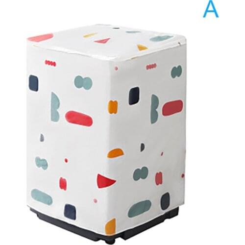 Washing Machine Covers Dust Proof Waterproof Anti-Splash and Anti Sunlight Floral/Geometry Pattern Printing Household Home Acces