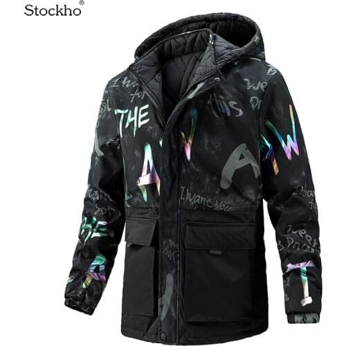 Stockho Men's Windbreakers