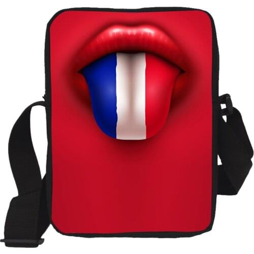 New Mini Messenger bag Big Mouth Colorful Lip Handbag Shoulder bag Messengerbags Leisure Fashion Women Small Travel Square Bag