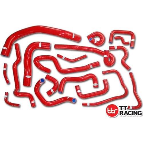 TT1606DRE - Silicone Radiator Hose Heater Kit For NISSAN SKYLINE ECR33/R33 GTS-25T RB25DET R