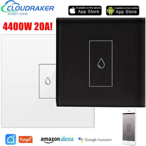 Tuya EU Wifi Boiler Smart Switch 20A 4400w with Timer Function Smart Life Water Heater Switch Work For DIY Alexa Google Home