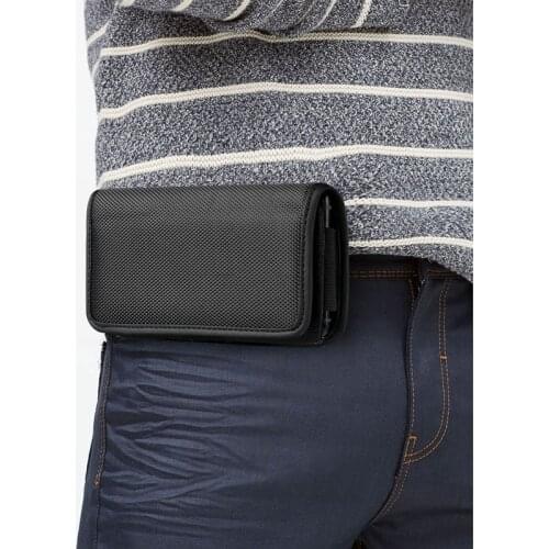 Belt Clip Holster Universal Phone Pouch For Huawei P30 P20 Pro P20 Lite P10 Nova 3 3i 2 2s Nova 4 4e Case Oxford Cloth Bag Cover