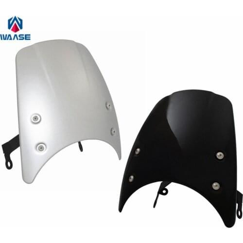 Waase For BMW R Nine T R9T 2014 2015 2016 2017 Windscreen Windshield Shield Screen with Bracket