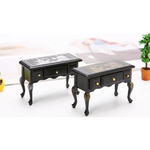 1:12 Dollhouse Miniature Mini Dresser Table Model Doll House Furniture Accessories Toys For Dollhouse Decals New