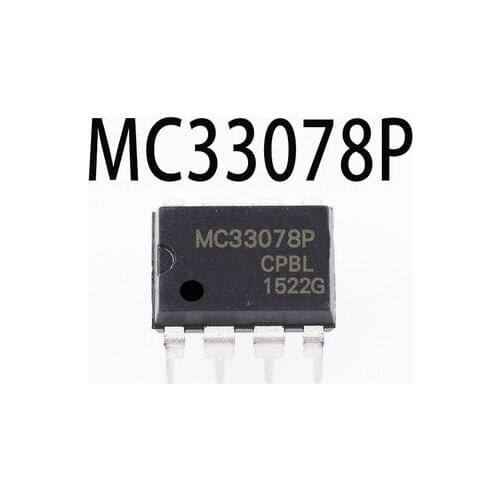 10pcs MC33078P DIP8 MC33078 DIP-8 33078P DIP