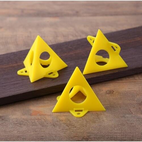 10pcs Portable Pyramid Stands Set Triangle Paint Pads Feet Woodworking Accessories Carpenter Painter Tools