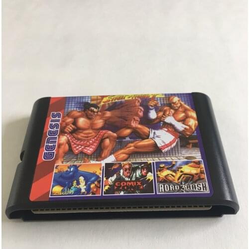 196 in 1 Multi Cartridge Games For Sega Genesis Mega Drive PAL NTSC Console