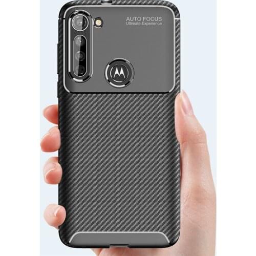 2021 For Motorola Moto G8 Power Lite Rolaone Hyper Case Carbon Fiber Silicone Case for Moto One Funsion Plus G8 Play One Macro C
