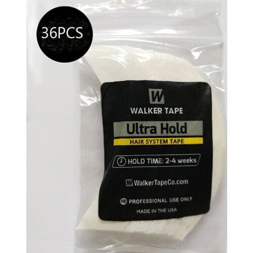 36pcs Strong Ultra Hold Hair System Adhesives Tape Super Strips Adhesives For Tape Extension/Toupee/ Lace Wig/Closure