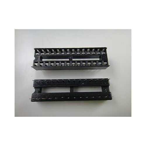 50pcs 28 Pin 2.54mm DIP SIP IC Sockets Adaptor Solder Type Narrow