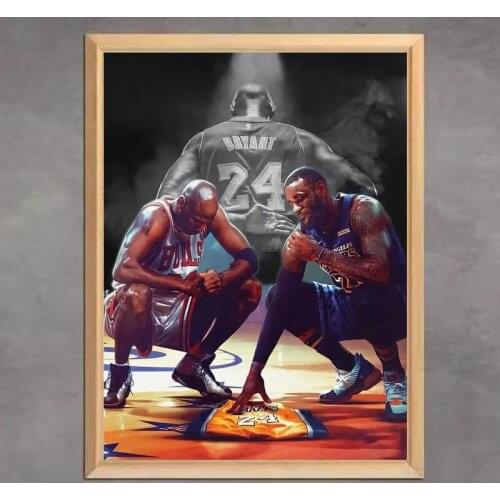 5D DIY Diamond Painting Basketball Player Cross Stitch Kits Diamond Embroidery Full Square Round Drill Mosaic Home Decor